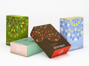 Aromayur Visuelle des différents packagings